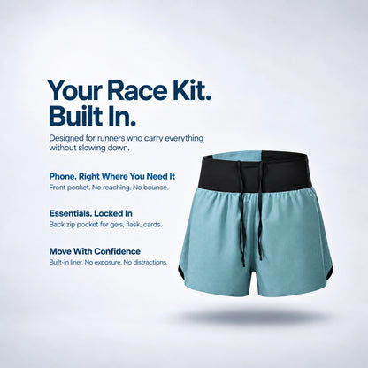 Dufins Marathon Shorts | Built-In Belt