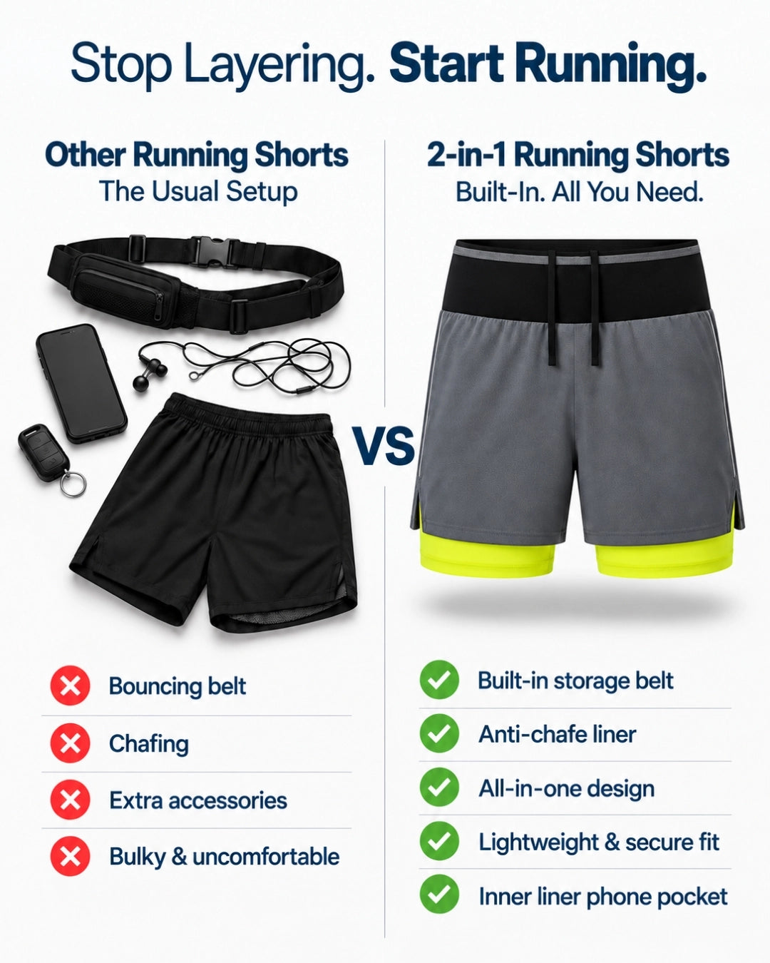 AeroRun Endurance Shorts