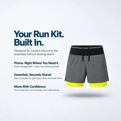 Dufins AeroRun 2-in-1 Running Shorts