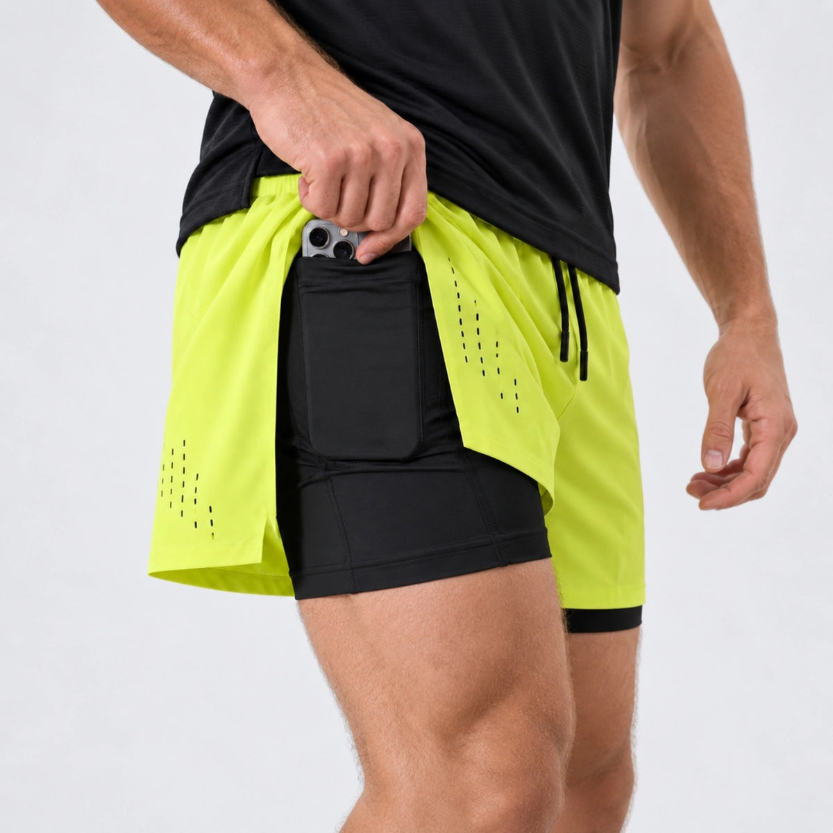 Dufins Marathon Pro 2-in-1 Running Shorts.