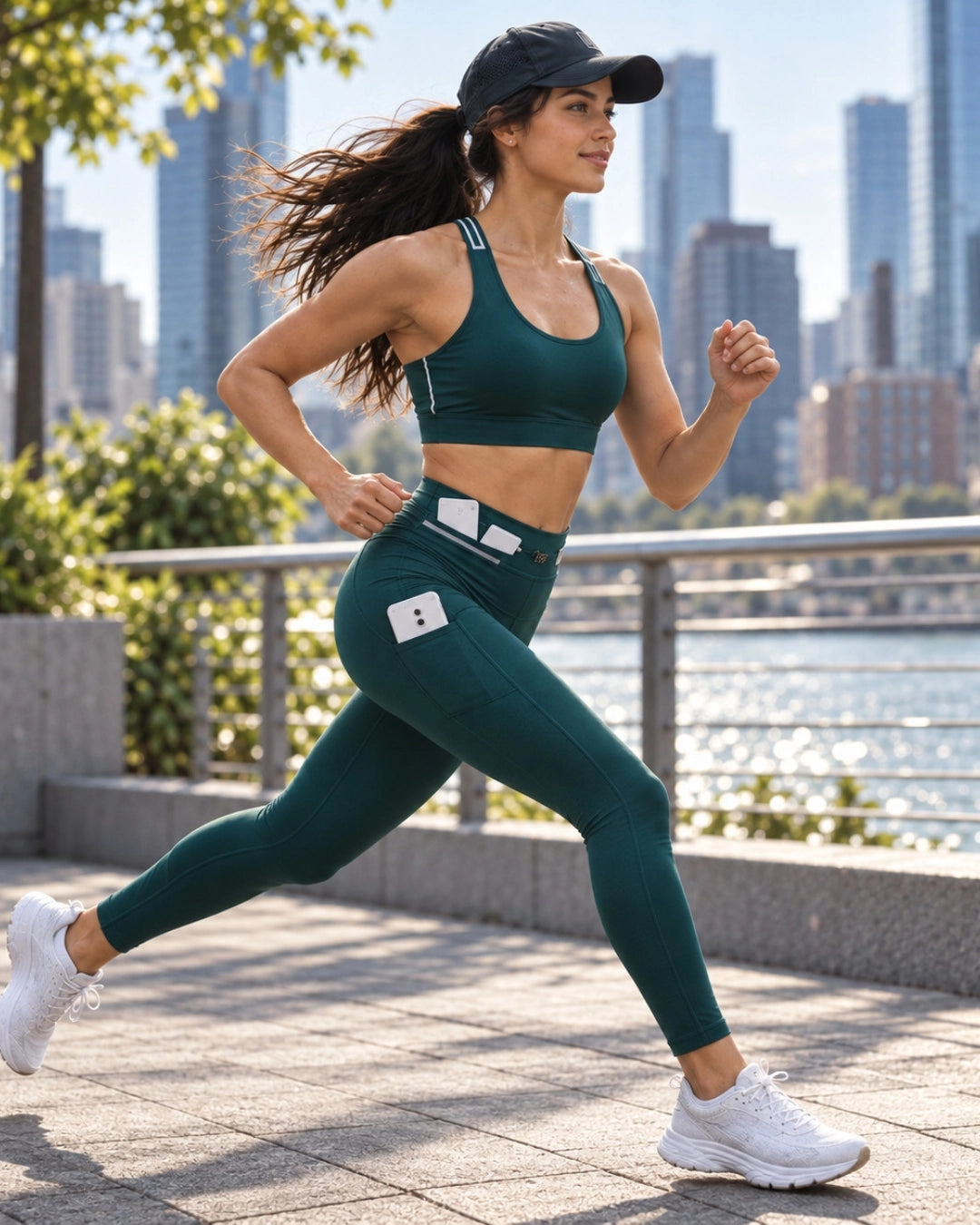 StripeBand High-Waist Leggings