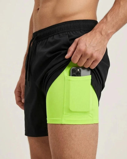 NeonPulse Running Shorts