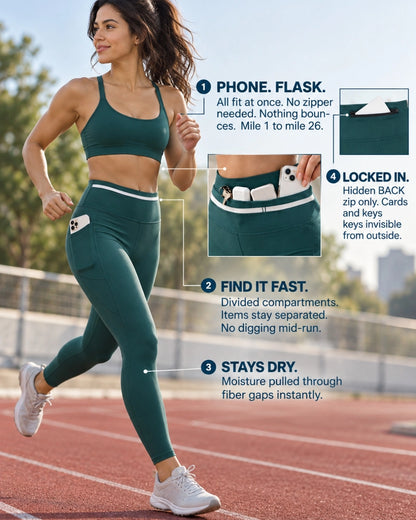 StripeBand High-Waist Leggings