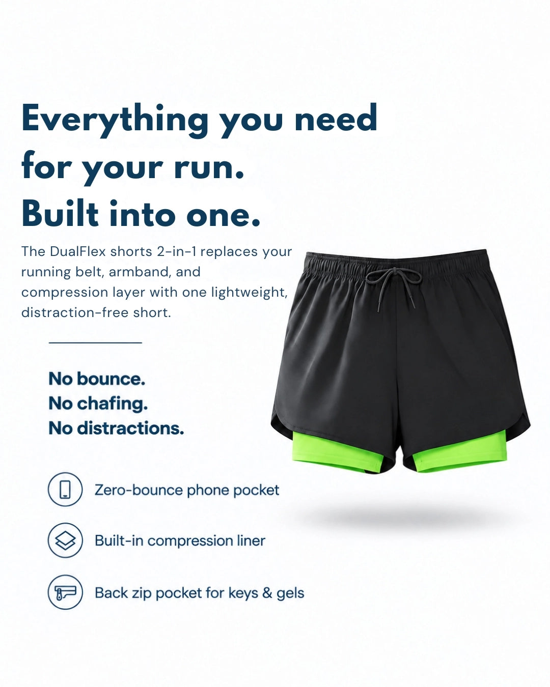 NeonPulse Running Shorts