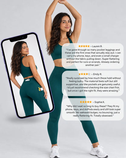 StripeBand High-Waist Leggings