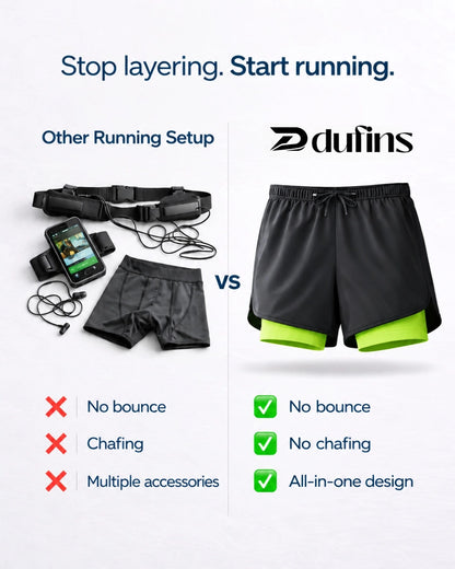 NeonPulse Running Shorts