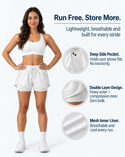 MeshPocket 2-in-1 Running Shorts