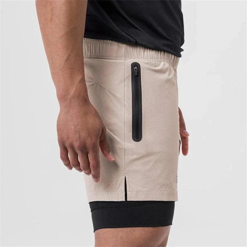 Short Masculino Motion 2 em 1 para Treino e Corrida