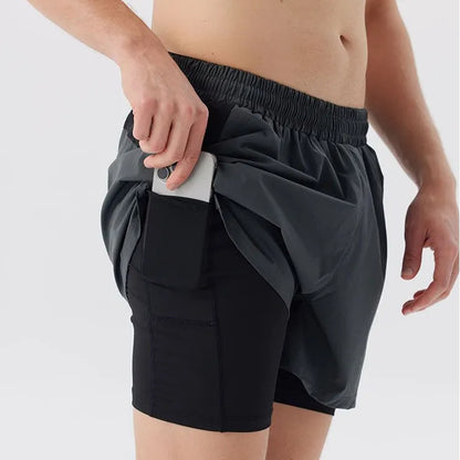 Actus Core Endure Pro Shorts de Corrida 2 em 1 Masculino
