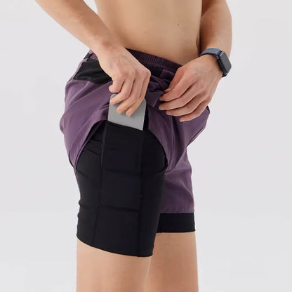 Actus Core Endure Pro Shorts de Corrida 2 em 1 Masculino