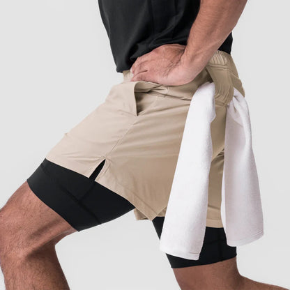 Short Masculino Motion 2 em 1 para Treino e Corrida