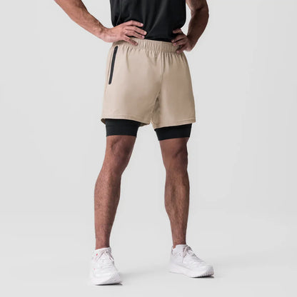 Short Masculino Motion 2 em 1 para Treino e Corrida
