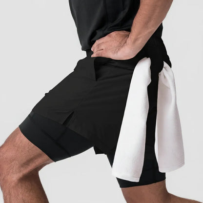 Short Masculino Motion 2 em 1 para Treino e Corrida