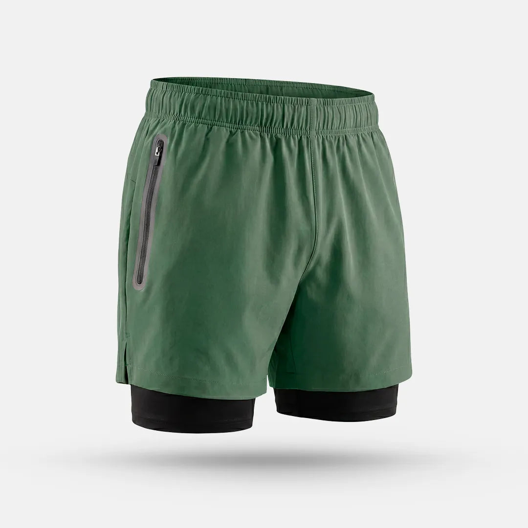 Short Masculino Motion 2 em 1 para Treino e Corrida